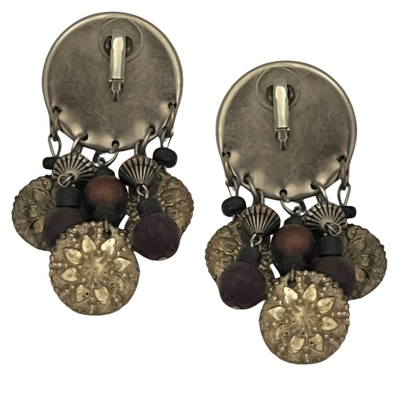 Bohemian Style Tribal Aztec Earrings - Picture 3 of 4